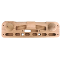 1Set Wooden Training Board Sports Fitness Trainer Rock Climbing Trainer Equipment Wood Color. 