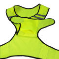 High visibility afety vest is a must. 