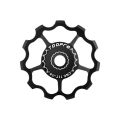 Durable TOOPRE Bicycle Rear Derailleur Guide Wheel Aluminum Alloy 11T 13T Mountain Bike Derailleur Lightweight Steel Bearing Bike Jockey Wheel. 