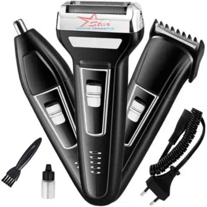 Gemei ProGm 573 3In1 Kit Electric Shaver Beard Shaving Machine For Men