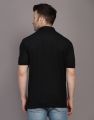 Men Regular-Fit Cotton Pique Polo Shirt-Black Summer wears. 