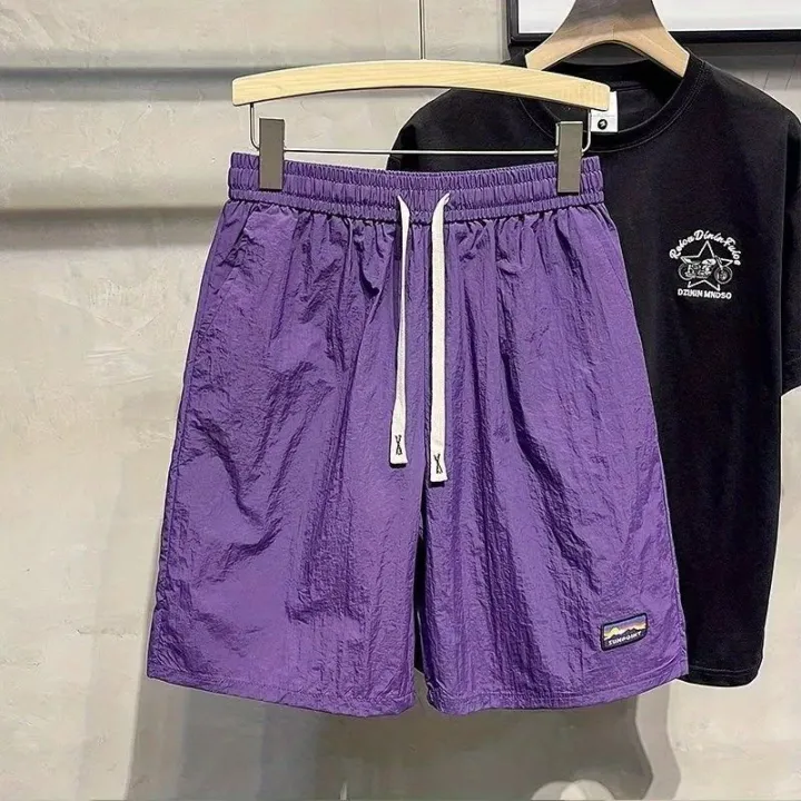 Hiking%20pants,%20American%20vintage%20over%20the%20knee%20sports%20shorts,%20men's%20and%20women's%20summer%20small,%20many%20pamine%20couples,%20wide-leg%20slacks%20-%20Image%204