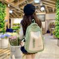 Fashionable Unisex Korean Light Weight Bag Meduim Size Backpack Suitable for Only Daily Use, College & Travel. 