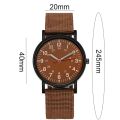 Creative Luminous Dial Wristwatches Outdoor Casual Quartz Watch Nylon Strap Sports Watch. 