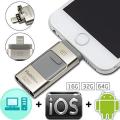3 In Multi Functions Mobile Usb  Flash Drive External Storage Memory Stick (16Gb). 