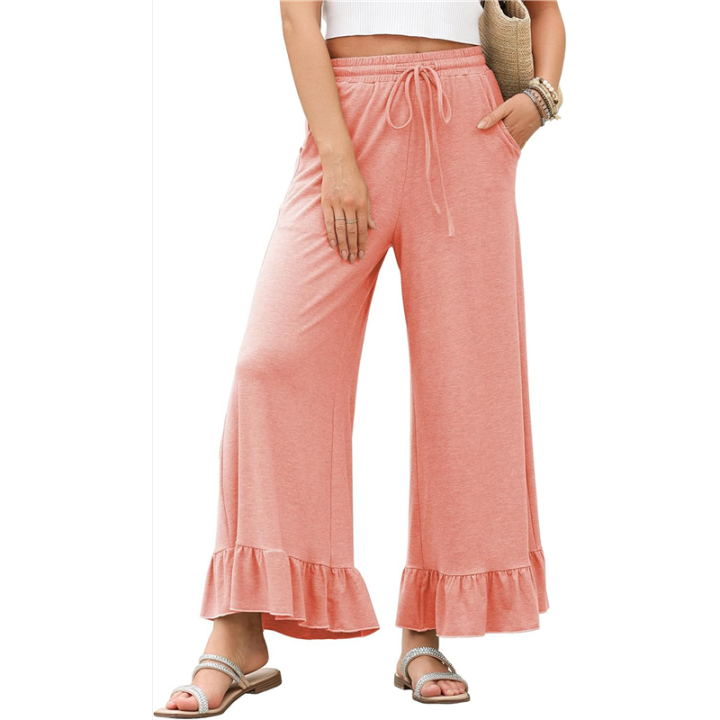 Womens%20Wide%20Leg%20Pants%20Navy%20blue%20XXL%20-%20Image%202