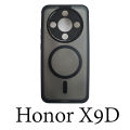 For Honor X9D Racing Armor MagSafe PC Hybrid TPU Phone Case (Frosted Black). 