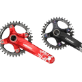 OUMERY Crankset 170MM Bicycle Chainring Hollow Integrated Crankset 34T/36T Bike Square Hole Sprocket Crank Black. 