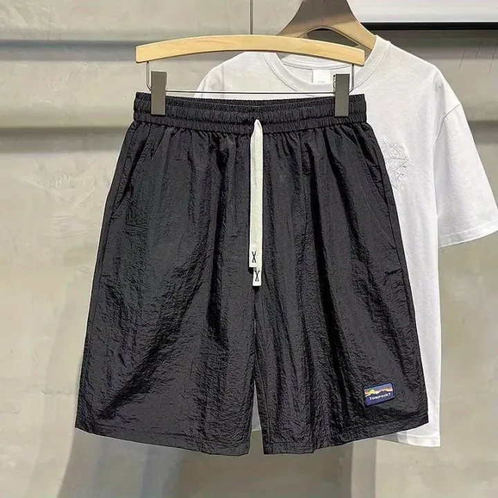 Hiking%20pants,%20American%20vintage%20over%20the%20knee%20sports%20shorts,%20men's%20and%20women's%20summer%20small,%20many%20pamine%20couples,%20wide-leg%20slacks%20-%20Image%202