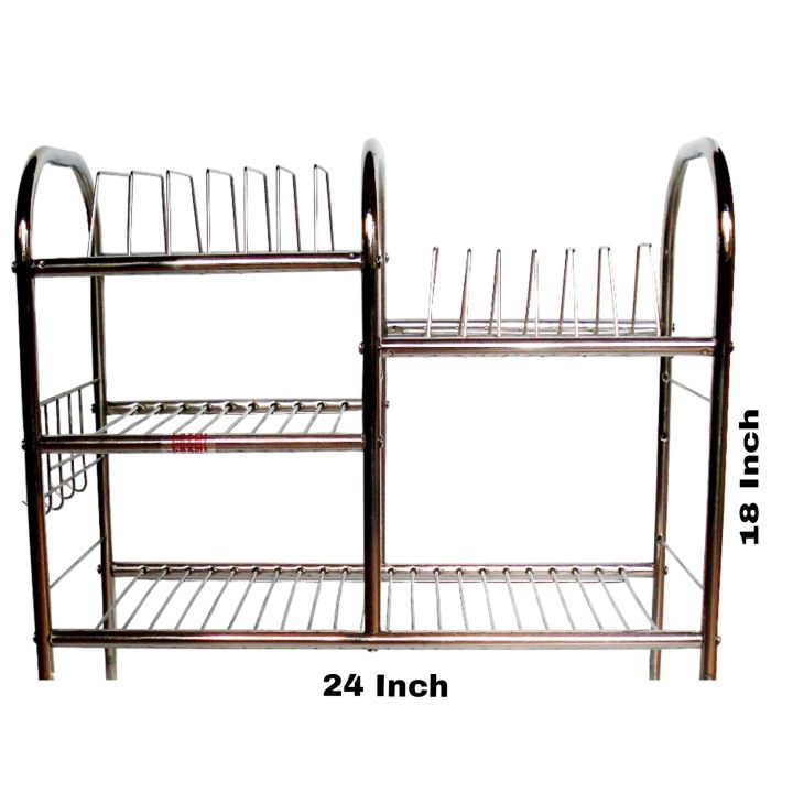Steel Racks Daraz Steel Kitchen Rack 18x24 Inches | Daraz.com.np