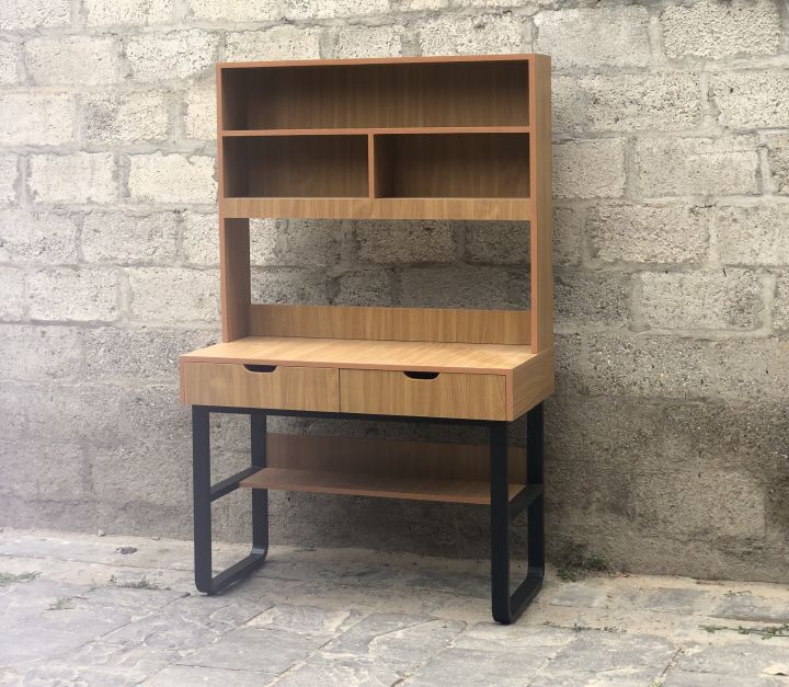 Redish Study Unit Rack Miracles Elegant RackNRead Study Workstation – Pine Color Study Desk ...