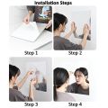 Self Adhesive Acrylic Plastic Wall  Mirrors 40 * 30 (Silver). 