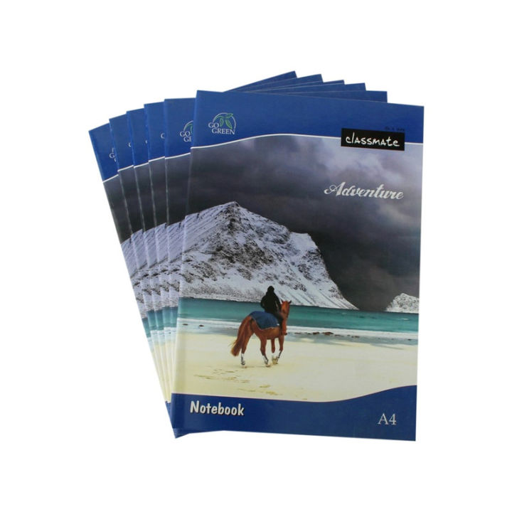 Pack Of 6 Classmate Adventure A4 Note Book | Daraz.com.np