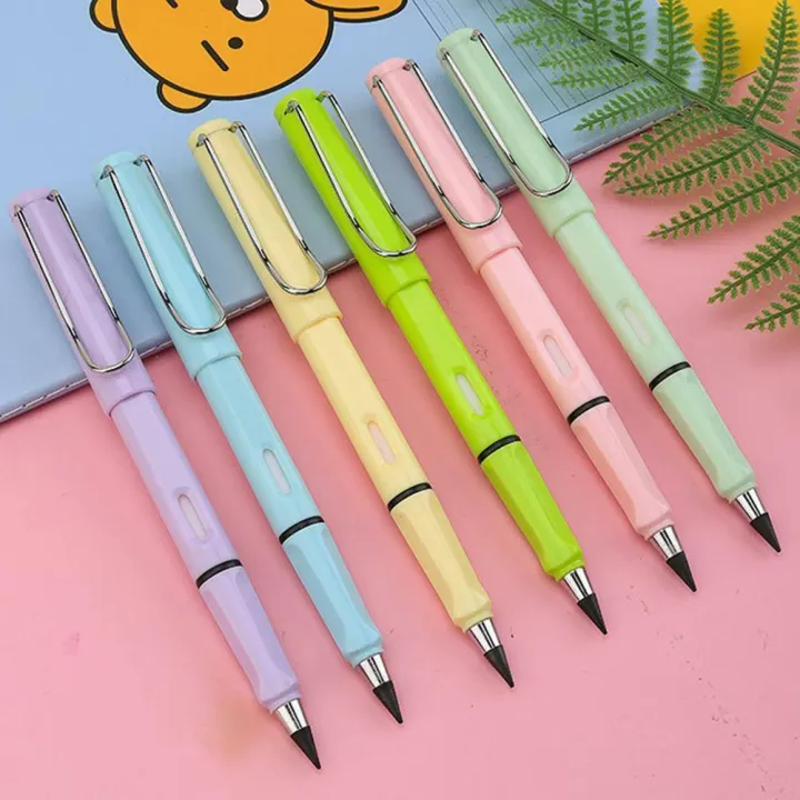 5PCS%20Inkless%20Pencils%20Eternal%20Portable%20Reusable%20Erasable%20Metal%20Writing%20Pens%20With%20Eraser%20-%20Image%206