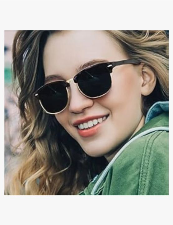 Club%20Master%20Black/Golden%20Frame%20Sunglasses%20For%20Unisex%20-%20Image%208