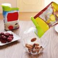 4 pcs Durable Plastic Food Bag Clips Pour Spout Leakproof Design Snack Bag Sealer Reusable Airtight Seal Sealing Pour Food Clip Kitchen Use. 