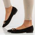 Women's Black Close Shoes Close Toe Casual Footwear for Ladies. 
