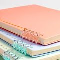 4Pcs New PP Loose-leaf Book Cover Colorful A4 A5 B5 DIY Loose Leaf Notebook Binder Spiral Ring Cute Stationery Office School Supplies. 
