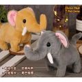Electric Plush Toy Walking Sounding Moving Velvet Cartoon Elephant Toy For Boys Girls Electronic Pets. 