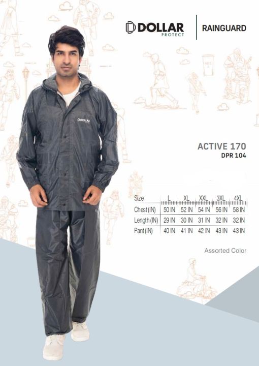 Dollar Raincoat for Men DPR 104