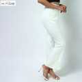 KADE White Belly Formal Pants For Women. 