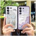 Anti-knock Waterproof Phone Case For VIVO Y29 4G/T4X 5G/Y300T Back Cover flower Phone Pouch Anti-dust Cute TPU Full wrap. 