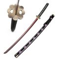 Anime Sword / Zoro Katana / Shusui / 104cm Long Wooden Sword | Hard Plastic Roronoa Zoro Collectible Sword. 