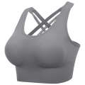 Good Quality Women Sports Bra Adjustable Buckle Back High Support Shock Proof Breathable Gym Running Yoga Top. 