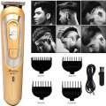Wishora Premium GEEMY GM-6112 Hair Trimmer for Men Professional Beard Trimmer | Rechargeable Cordless Hair Clipper Machine | Electric Shaver with Stainless Steel Blade Grooming Kit. 