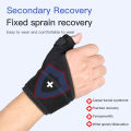 Wrist brace with sprained finger splint tendon brace arthritis arthritis bracer sheath to recover from injury brace to hold. 