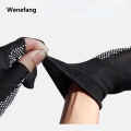 Wenefang Summer Sunscreen Cycling Gloves Dot Anti-Slip Riding Outdoor Sports Half Finger Gloves Breathable MTB Bike Bicycle Gloves. 