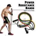 11 In 1 Combo- Power Resistance Exercise Band Set-Total 150lbs. 