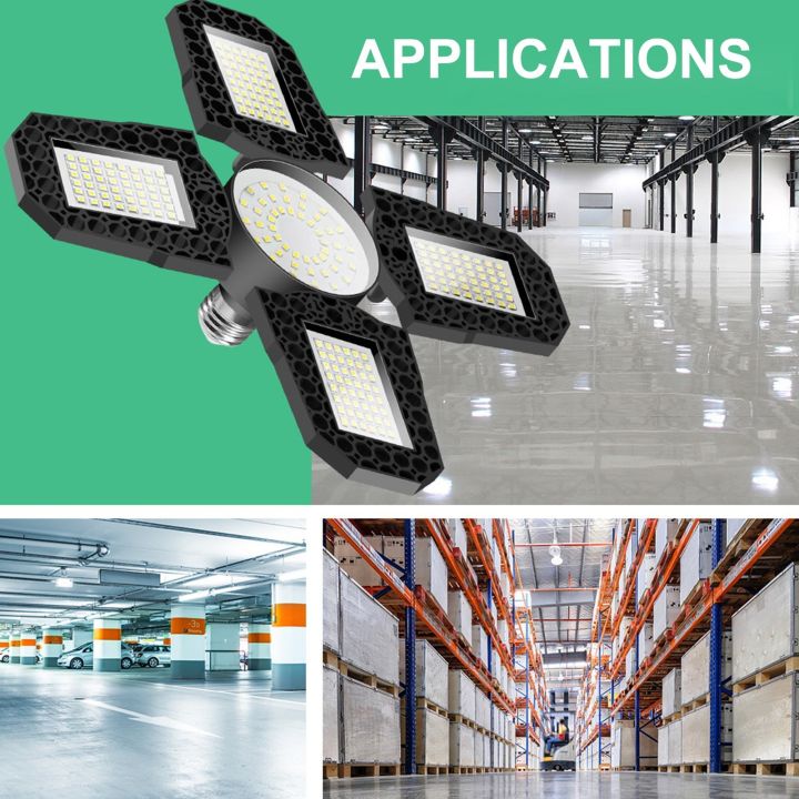 LED%20Garage%20Light%20E27%20Folding%20Transformer%20Garage%20Light%20100W%20High%20Power%20Waterproof%20Industrial%20Lighting%20Canopy%20Light%20Quad%20Leaf-e27%20-%20Image%205