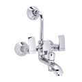 ISLA 3 in 1 Wall Mixer with Band for Bathroom and Kitchen Chrome Finish Mixer Faucet (Wall Mount Installation Type). 