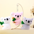 KOJA Cute Simulation Koala Plush Pendant Doll Keychain. 