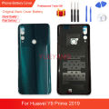 Original New Replacement For Huawei Y9 Prime 2019 Back Cover Rear Door Housing Spare Repair Parts + 8 Pcs Tools. 
