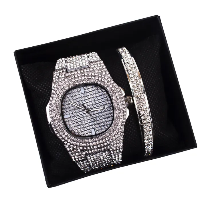 %E3%80%90popular%20bestseller%E3%80%91Hip-Hop%20Punk%20Watch%20Set%20with%20Diamond-Encrusted%20Alloy%20Steel%20Watch%20Large%20Dial%20%202pc%20et%20Full%20Diamond%20%5BTop-notch%20quality%5D%20-%20Image%206