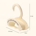 New Cute Swan Shaped Handbag Hangers Saving Space Multifunction Bag Hanger Hook Cream Color Stackable Clothes Rack For Hat Silk Scarf. 