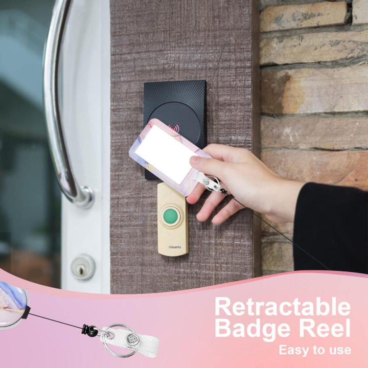 Sturdy%20Badge%20Holder%20Heavy%20Duty%20Lightweight%20Reliable%20Keychain%20Compact%20Portable%20Id%20Card%20Holder%20for%20Key%20Office%20Doctor%20Nurse%20-%20Image%205