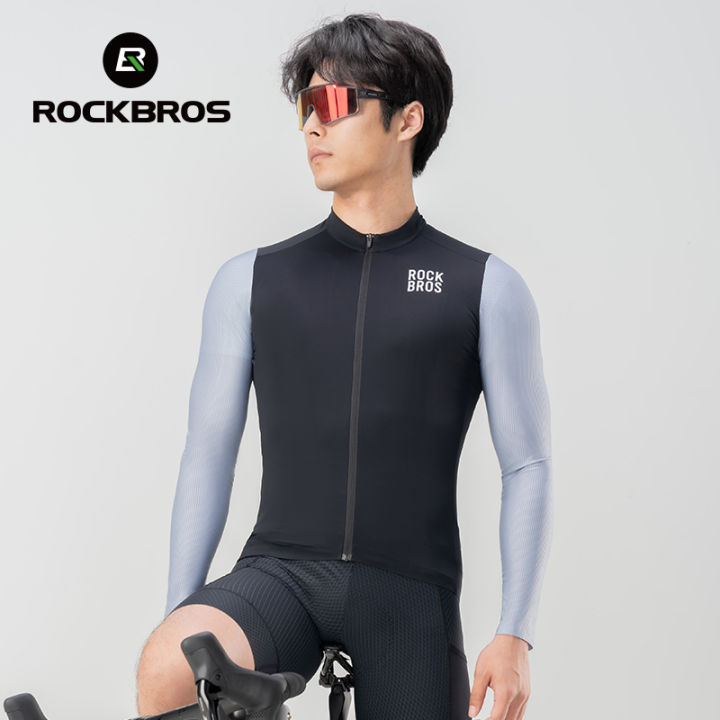 HOT%20ROCKBROS%20Color%20Blocked%20Cycling%20Jersey%20Man%20Summer%20MTB%20Road%20Breathable%20Comfort%20Cycling%20Maillot%203D%20Cut%20Racing%20Bicycle%20Shirt%20-%20Image%203