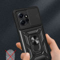 Lenuo For Xiaomi Redmi Note 12 4G Mobile Phone Case Ring Bracket Back Cover Camera Protection. 