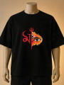 Durga Maa  Printed T-Shirt Black, Maroon, Brown T-Shirt. 