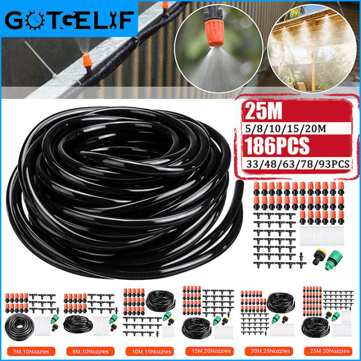 Adjustable water mist cooling irrigation kit hose 5