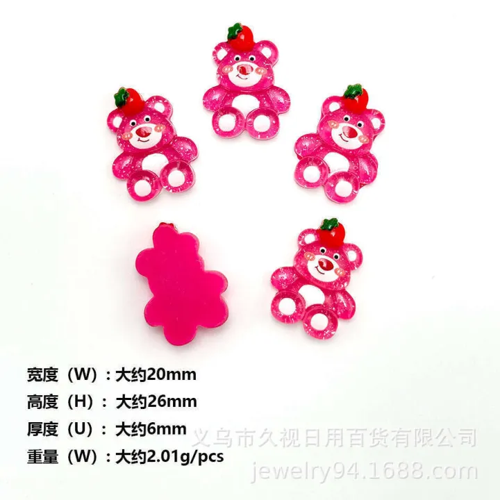 Transparent%20Cartoon%20Pink%20Bear%20Resin%20Ornaments%20DIY%20Phone%20Case%20Clips%20Hair%20Shoe%20Charms%20Stationery%20Patches%20Accessories%20-%20Image%203