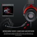 EKSA E900 Wired Stereo Gaming Headset-Over Ear Headphones with Noise Canceling Mic, Detachable Headset Compatible with PS4, PS5, PC, Laptop. 