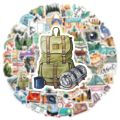 Artsy Home 25/50 Pieces Pack Outdoor Travel Stickers. 