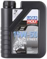 Liqui Moly 15W50 4T Street Synthetic Technology Engine Oil for motorcycles (1 L). 