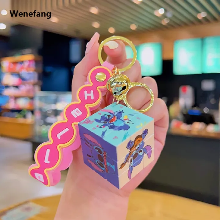 Wenefang%20Cartoon%20Sanrio%20Rubik's%20Cube%20creative%20key%20chain%20Kulomi%20Hello%20New%20style%20Kitty%20Cinnamoroll%20Stitch%20pendant%20doll%20cute%20key%20chain%20gift%20-%20Image%207