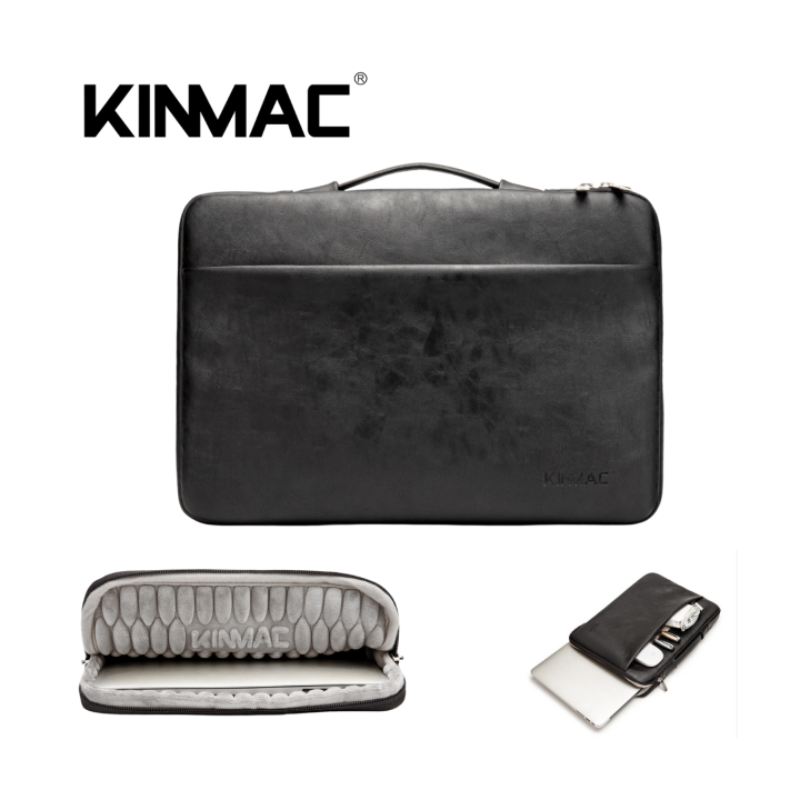 Kinmac 360° Protective Laptop Sleeve 15.6 Inch - Waterproof, Shock-Absorbing, With Handle