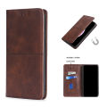 Case For vivo Y02 4G cover Wallet leather flip phone case + TPU back cover card case magnetic protection cover. 